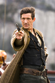 Peter on the set of Riverworld